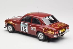 Ford Escort RS 1600 Mk1 #15 M. Alen / I. Kivimäki RAC Rally 1974 IXO 1:18 18RMC047B Métal — image 5 sur 6