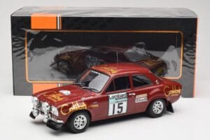 Ford Escort RS 1600 Mk1 #15 M. Alen / I. Kivimäki RAC Rally 1974 IXO 1:18 18RMC047B Métal — image 6 sur 6