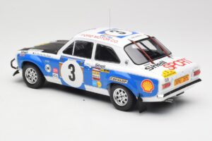 Ford Escort RS 1600 Mk1 #3 V. Preston Jr. / B. Smith Safari Rally 1973 IXO 1:18 18RMC075B Métal — image 5 sur 6