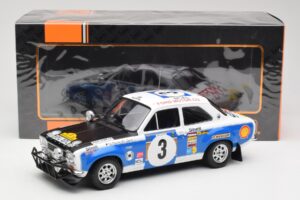 Ford Escort RS 1600 Mk1 #3 V. Preston Jr. / B. Smith Safari Rally 1973 IXO 1:18 18RMC075B Métal — image 6 sur 6