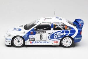 Ford Escort WRC #8 B. Thiry / S. Prevot RAC Rally 1998 IXO 1:18 18RMC170B Métal — image 3 sur 6