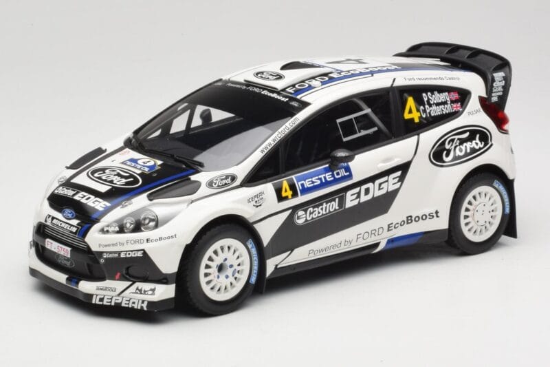 Ford Fiesta RS WRC #4 H. Solberg / C. Patterson Ford Rally Team Rally Finland 2012 Minichamps 1:18 151120804 Métal