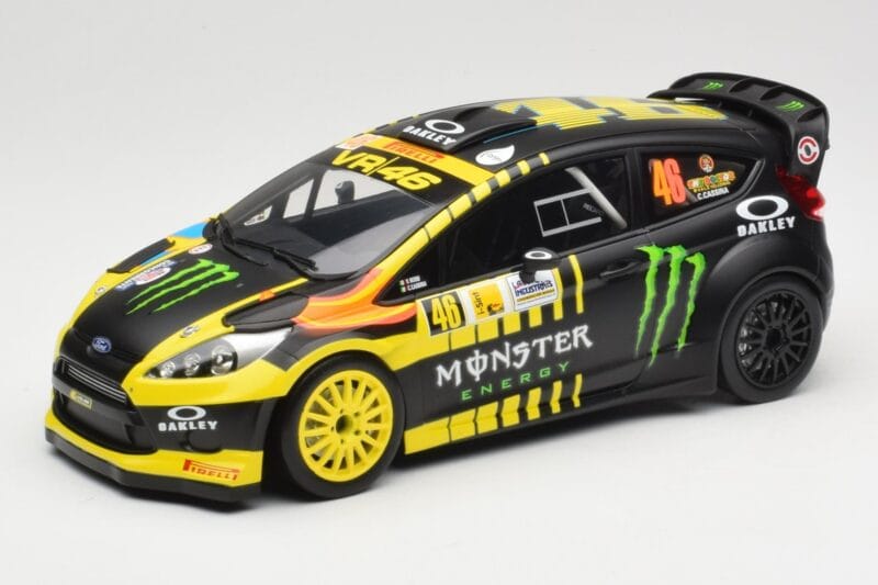 Ford Fiesta RS WRC #46 V. Rossi / C. Cassina 2nd Place Monza Rally Show 2013 Minichamps 1:18 151130846 Métal
