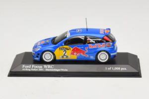 Ford Focus WRC #2 R. Baumgartner / B. Wichs Red Bull Rally Austria 2001 Minichamps 1:43 430008907 Métal