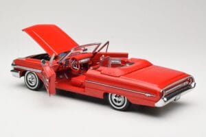Ford Galaxie 500 Cabriolet Rouge Sun Star 1:18 1420 Métal — image 5 sur 8