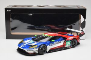 Ford GT GTE Chip Ganassi UK #66 O. Pla / S. Mucke / B. Johnson 24 Hours of Le Mans 2016 Minichamps 1:18 155168666 Métal — image 6 sur 6