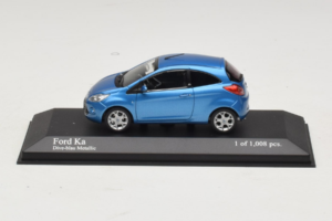 Ford Ka Blue Metallic Minichamps 1:43 400088202 Métal