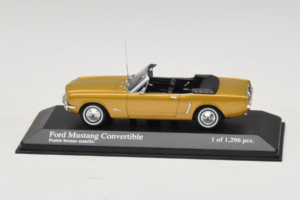 Ford Mustang Cabriolet Or Minichamps 1:43 400082432 Métal