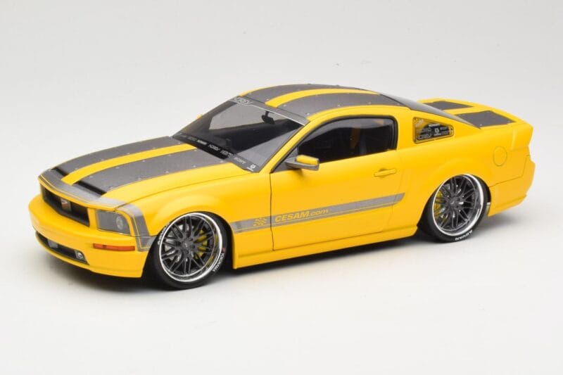 Ford Mustang S197 Cesam by Parotech Jaune Norev 1:18 182700 Métal