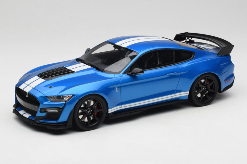 Ford Mustang Shelby GT500 S550 Bleu GT Spirit 1:18 GT268 Résine
