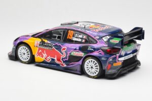 Ford Puma Rally1 #19 S. Loeb / I. Galmiche Rally Monte Carlo Winner 2022 IXO 1:18 18RMC110 Métal — image 5 sur 6