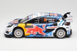 Ford Puma Rally1 WRC #16 A. Fourmaux / A. Coria Rally Monte Carlo 2024 IXO 1:18 18RMC198 Métal — image 3 sur 6