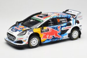 Ford Puma Rally1 WRC M-Sport #16 A. Fourmaux / A. Coria Safari Rally Kenya 2024 IXO 1:18 18RMC207 Métal