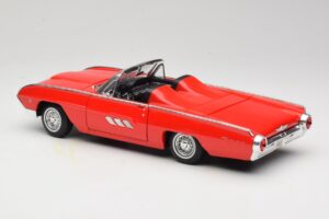 Ford Thunderbird Cabriolet Rouge Anson 1:18 30334 Métal — image 7 sur 8