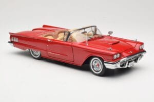 Ford Thunderbird Cabriolet Rouge Sun Star 1:18 4311 Métal — image 6 sur 8