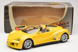 Giugiaro Prima Speedster Jaune Bburago 1:18 33334013 Métal — image 8 sur 8