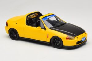 Honda Civic del Sol Spoon Phoenix Yellow Otto 1:18 OT1154 Résine — image 2 sur 6