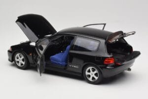 Honda Civic SiR II EG6 VTEC Noir LCD 1:18 LCD18018-BL Métal — image 5 sur 9