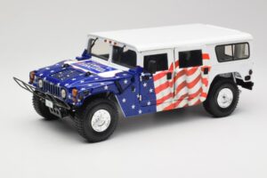 Hummer H1 AM General Gore-Lieberman Humvee America Exoto 1:18 1807 Métal