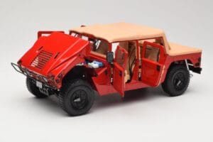 Hummer H1 Soft Top Rouge Exoto 1:18 01805 Métal — image 2 sur 8