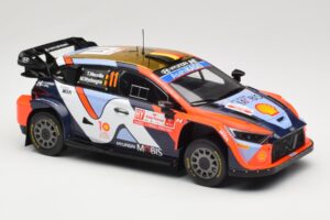 Hyundai i20 N Rally1 #11 Hyundai Shell Mobis WRT T. Neuville / M. Wydaeghe Rally Poland 2024 IXO 1:18 18RMC214 Métal — image 3 sur 6