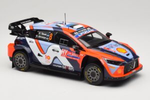 Hyundai i20 N Rally1 #8 Hyundai Shell Mobis WRT O. Tanak / M. Jarveoja Rally Chile 2024 IXO 1:18 18RMC223 Métal — image 4 sur 6