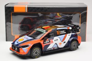 Hyundai i20 N Rally1 WRC Hybrid #11 T. Neuville / M. Wydaeghe Safari Rally Kenya 2024 IXO 1:18 18RMC208 Métal — image 6 sur 6