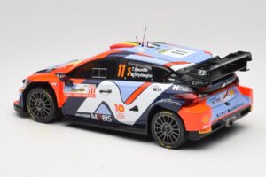 Hyundai i20 N Rally1 #11 T. Neuville / M. Wydaeghe Rally Japan WRC World Champion 2024 IXO 1:18 18RMC228 Métal — image 5 sur 6