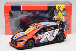 Hyundai i20 N Rally1 #11 T. Neuville / M. Wydaeghe Rally Japan WRC World Champion 2024 IXO 1:18 18RMC228 Métal — image 6 sur 6