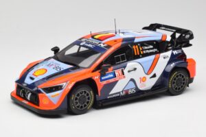 Hyundai i20 N Rally1 #11 T. Neuville / M. Wydaeghe Rally Sweden 2024 IXO 1:18 18RMC201 Métal