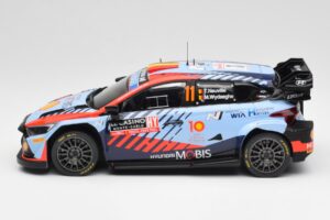 Hyundai i20 N Rally1 WRC #11 T. Neuville / M. Wydaeghe Rally Monte Carlo Winner 2024 IXO 1:18 18RMC194 Métal — image 3 sur 6