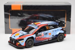 Hyundai i20 N Rally1 WRC #11 T. Neuville / M. Wydaeghe Rally Monte Carlo Winner 2024 IXO 1:18 18RMC194 Métal — image 6 sur 6