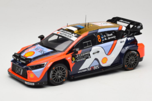 Hyundai i20 N WRC #16 A. Fourmaux / A. Coria Rally Monte Carlo Night Version 2025 IXO 1:18 18RMC230B Métal