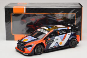 Hyundai i20 N WRC #16 A. Fourmaux / A. Coria Rally Monte Carlo Night Version 2025 IXO 1:18 18RMC230B Métal — image 6 sur 6