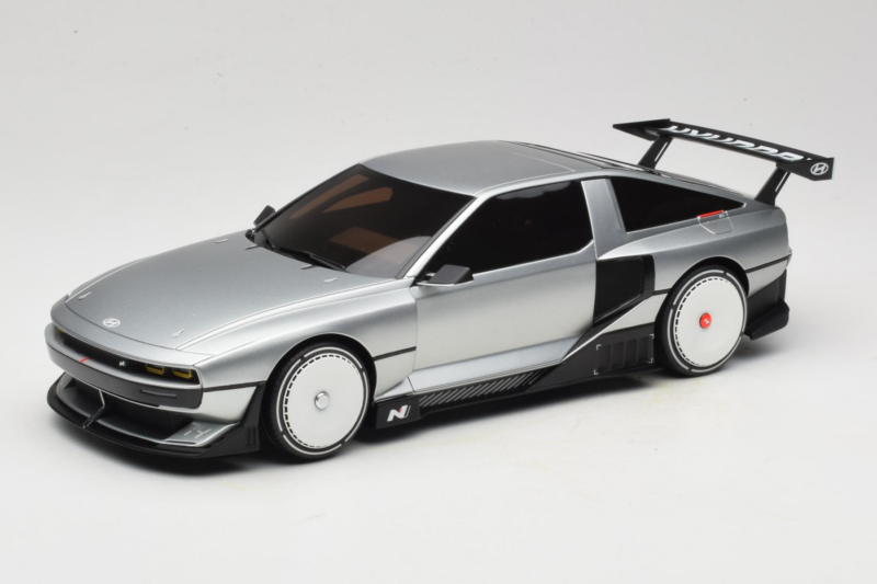 Hyundai N Vision 74 Matt Aluminium Otto 1:18 OT493 Résine