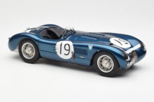Jaguar C-Type #19 J. Stewart Ecurie Ecosse Goodwood Members Meeting 1954 CMC 1:18 M-192 Métal — image 4 sur 6