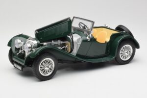 Jaguar SS 100 Roadster Vert Bburago 1:18 3006 Métal — image 2 sur 8