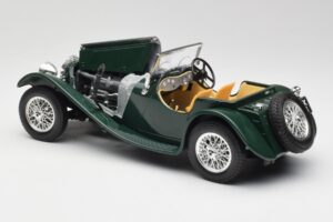 Jaguar SS 100 Roadster Vert Bburago 1:18 3006 Métal — image 5 sur 8