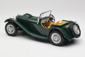 Jaguar SS 100 Roadster Vert Bburago 1:18 3006 Métal — image 7 sur 8