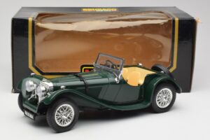 Jaguar SS 100 Roadster Vert Bburago 1:18 3006 Métal — image 8 sur 8