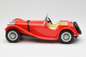 Jaguar SS 100 Rouge Bburago 1:18 3006-M1 Métal — image 4 sur 8