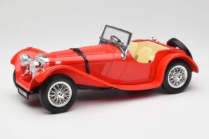 Jaguar SS 100 Rouge Bburago 1:18 3006-M1 Métal