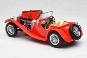 Jaguar SS 100 Rouge Bburago 1:18 3006-M1 Métal — image 5 sur 8