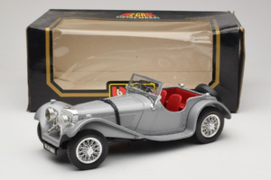 Jaguar SS100 Argent Bburago 1:18 3006-M2 Métal — image 6 sur 6