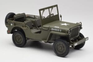 Jeep Willys Vert Militaire Gate 1:18 1061 Métal — image 6 sur 8