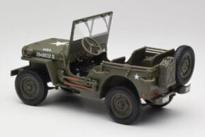 Jeep Willys Vert Militaire Gate 1:18 1061 Métal — image 7 sur 8