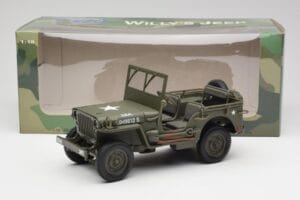 Jeep Willys Vert Militaire Gate 1:18 1061 Métal — image 8 sur 8