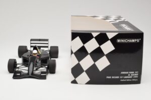 Jordan Ford 191 #32 B. Gachot Paul Ricard Test 15 January 1991 Minichamps 1:18 110910199 Métal — image 6 sur 6