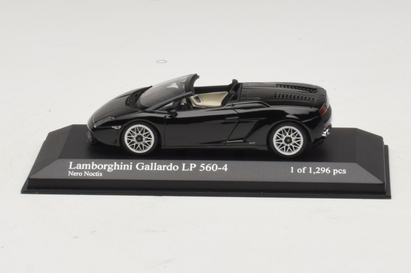 Lamborghini Gallardo LP560-4 Spyder Noir Minichamps 1:43 400103830 Métal