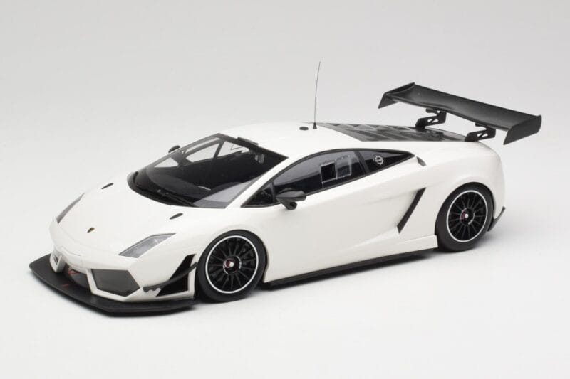 Lamborghini Gallardo LP600+ GT3 Bianco Monocerus Minichamps 1:18 151111102 Métal
